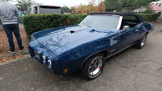 "This yours, Buddy?" he asks about this 1970 GTO Convertible