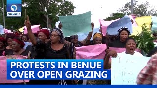 Women, Youths Protest Against Herdsmen Attacks In Benue