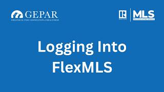 Logging Into FlexMLS