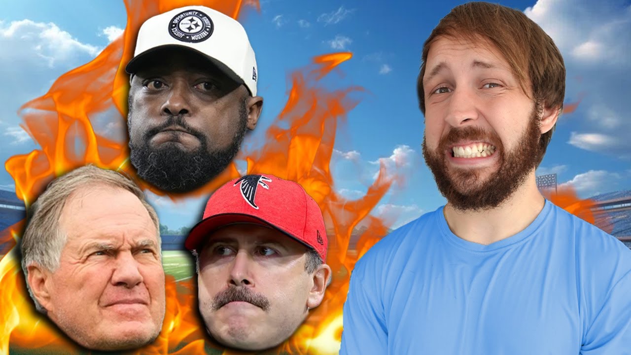 NFL Coaches On The Hot Seat - A Tier List Of All 32 - YouTube