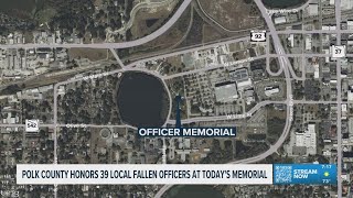 Polk County will honor 39 local fallen officials in a memorial