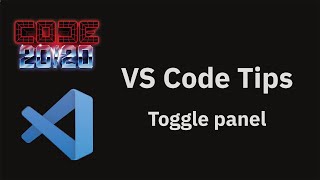 VS Code tips — Toggle panel