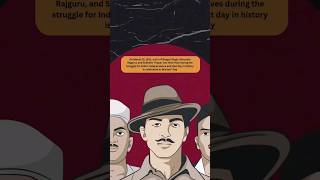 Martyr's Day 🙏 🇮🇳 #facts #status #bhagatsingh #rajguru #sukhdev #sahidi #martyrday #shorts #ytshorts