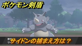 ポケモン剣盾　サイドンを捕まえる方法！オススメの場所は？天気は？ポケモン図鑑コンプへの道！　最新版【ポケモンソード・シールド】