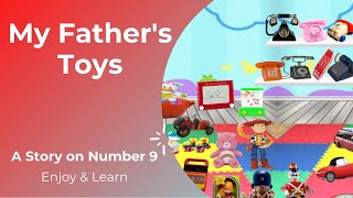 Learn numbers through stories | Story on number 9 | Fun learning educational video for kids.