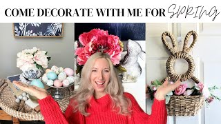 Come Decorate with Me for Spring || DIY Home Decorating Ideas || Styling my Home Decor