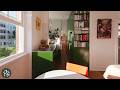 NEVER TOO SMALL:  Colourful Art Deco Micro Apartment, Sydney 27sqm/290sqft