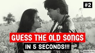 Guess The Old Songs in 5 SECONDS CHALLENGE #2 | Hindi/Bollywood Old Songs Hit Collection Video HD!