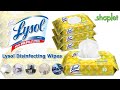 Lysol Disinfecting Wipes (kill 99.9% of viruses and bacteria)