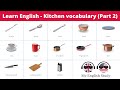 Learn English Vocabulary #12 | Kitchen Tools and Utensils