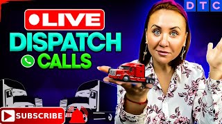 Live dispatch calls, negotiating load, market changes. #dispatchercalls #dispatchtrainingcenter