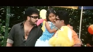 Ravichandran and Jaggesh steal kid Gold Chain Comedy Scene | Nee Tata Naa Birla Comedy Scenes