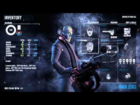 Как и куда кидать мет, чтобы получить маску Invader? (Skill Shot achievement) [Payday 2]