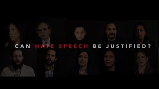 Can hate speech be justified?