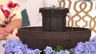 Bernini Bari 5-in-1 Cordless Fluted Fountain with Timer on QVC