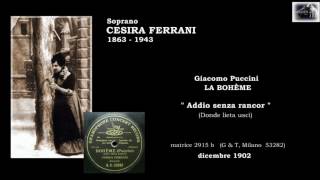 Soprano CESIRA FERRANI - La bohème \