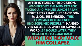 After 15 Years, I Was Fired For A 10 Minute Lunch Break—24 Hours Later, Their Main Server Went
