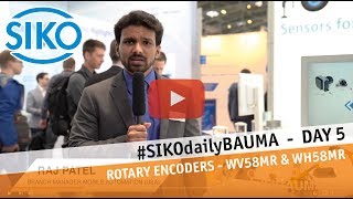 #SIKOdailyBAUMA - Day 5 at Bauma 2019 - Rotary Encoders WV58MR \u0026 WH58MR