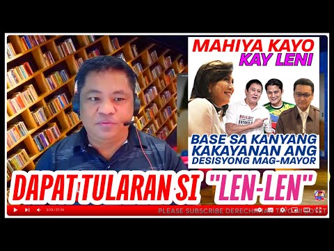 PINAHANGA AKO NI LENI ROBREDO SA PAGKAKATAONG ITO