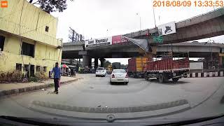 Tata Nexon Live accident caught on dashcam from Tata tigor in Bangalore, India