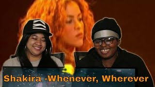 Shakira - Whenever, Wherever (from Live & Off the Record)- Kellz and Sophia REACTION!!