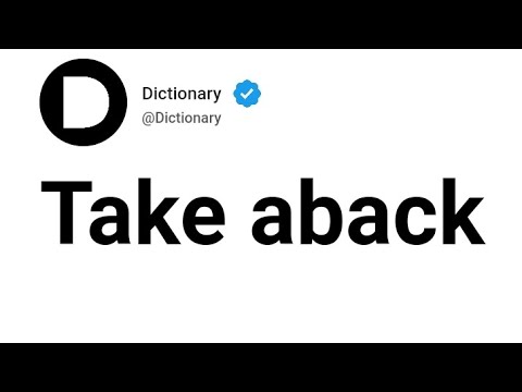 Take Aback Meaning In English - YouTube