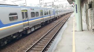 1136次經由宜蘭線開往瑞芳的EMU740車王+EMU739阿福號區間車