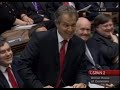 Tony Blair deals with an obscure question at PMQs