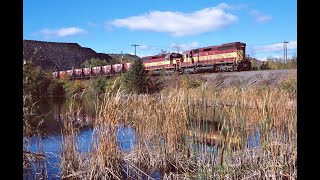 SD45's,  WISCONSIN CENTRAL, in the  Marquette Iron Range. 2003 2005