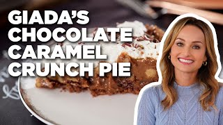 How to Make Giada's Chocolate Caramel Crunch Pie | Giada's Holiday Handbook | Food Network