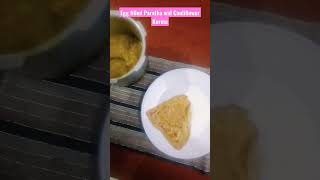 Egg packed Paratha wid delicious CF Korma