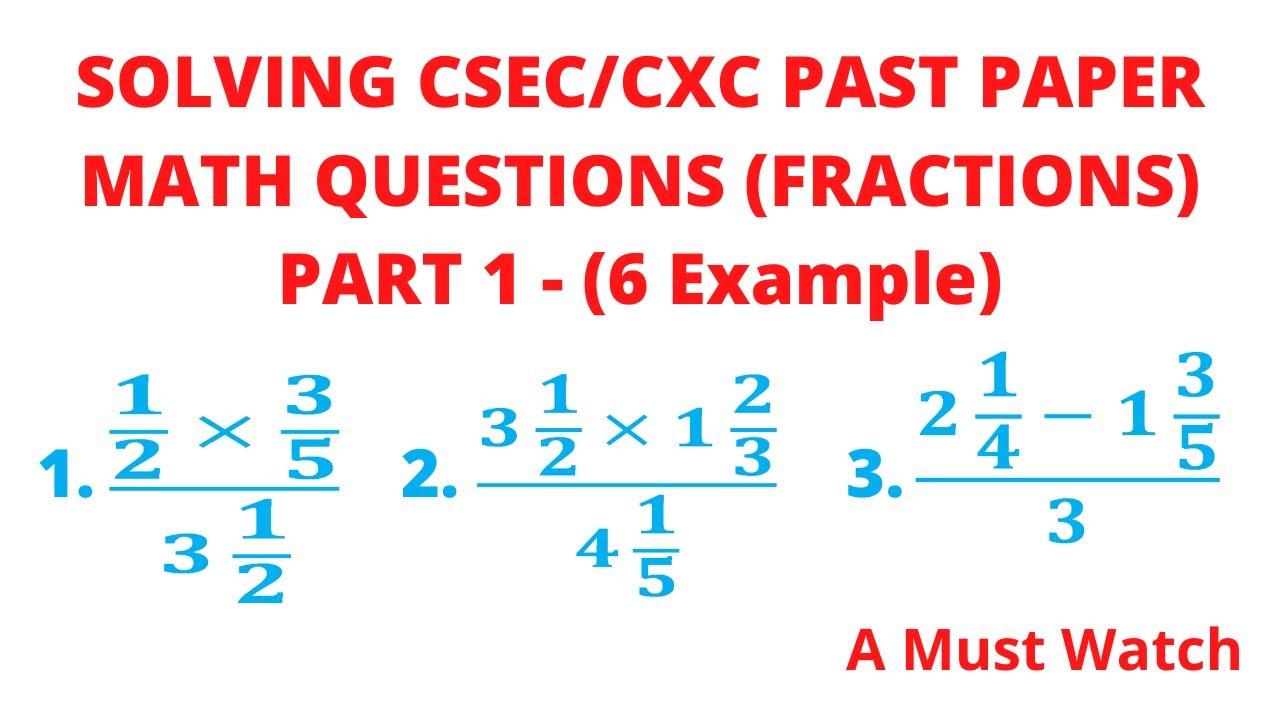Csec Math Paper 2 June 2025
