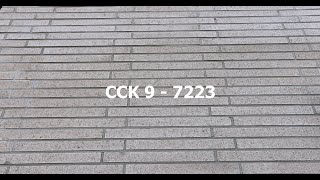 CCK9-7223 베이지 롱브릭, 회색 줄눈, real texture (예쁜 건물 외벽 노란색 모노타일 시공,와이드 치장벽돌 조적,파벽돌 리모델링 디자인 종류)