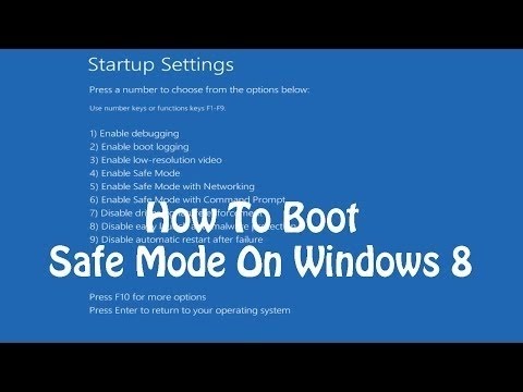 How To Start Windows 8 in Safe Mode with Command Prompt How To Start Windows 8 in Safe Mode with Command Prompt