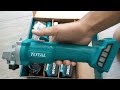 TOTAL cordless angle grinder and mini cut off tool. Value combo