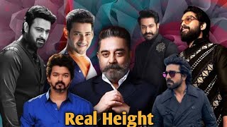 Top 15 South Indian Actors Real Height 2023| Actors Real Height, Allu Arjun, Vijay, Varun teja