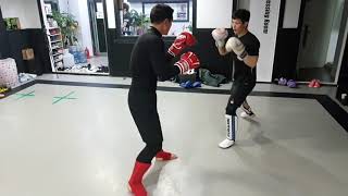 헤비급 복싱국가대표 김형규 vs 팀스턴건 박승현mma선수 복싱선수가 mma를한다면???결과는???