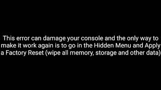 WARNING: ALL PS4 USERS SHOULD WATCH THIS (ERROR) (not clickbait)