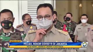 Covid-19 Jakarta Pecah Rekor, 15.825 Kasus Sehari