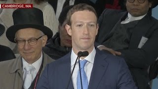 Mark Zuckerberg gives commencement address at Harvard