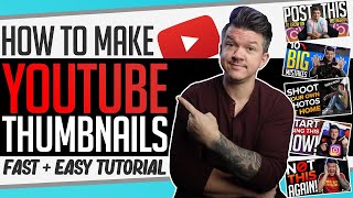 How To Make A YouTube Thumbnail In Under 5 Minutes