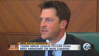 Tigers minor league pitcher Evan Reed arraigned on rape charges