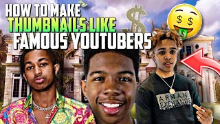 HOW TO MAKE THUMBNAILS LIKE DDG & DESHAE FROST (Iphone Users)