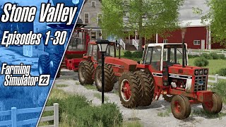 Stone Valley Lets Play Supercut (Every Episode) | Farming Simulator 22
