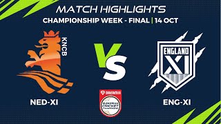 Championship Week, Final - NED-XI vs ENG-XI | Highlights | Dream11 ECC, 2022 | ECC22.120