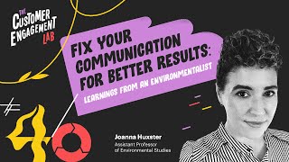 Fix your communication for better results: Learnings from an environmentalist