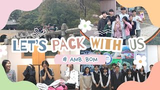 [GVCS 문경캠퍼스] 홍보대사는 여행 전날 뭐하게요~?  Let's Pack With Us 🌸