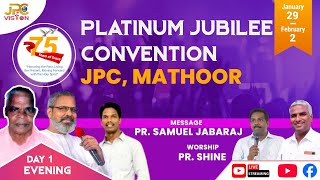 Day 1 - 75th Platinam Jubilee Convention JPC Mathoor