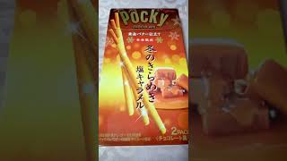 #shorts 　グリコ　Pocky 　冬のきらめき塩キャラメル　冬季限定