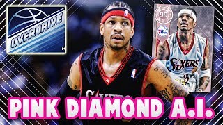 NBA 2K18 MyTEAM REWARD PINK DIAMOND 99 OVERALL ALLEN IVERSON! | NEW OVERDRIVE PLAYERS COMING!!